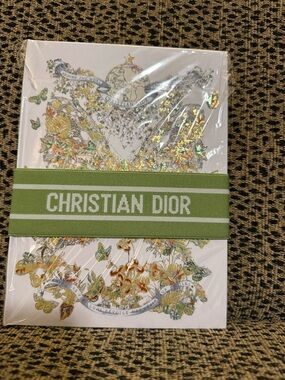 Christian Dior Green Logo Band Notebook